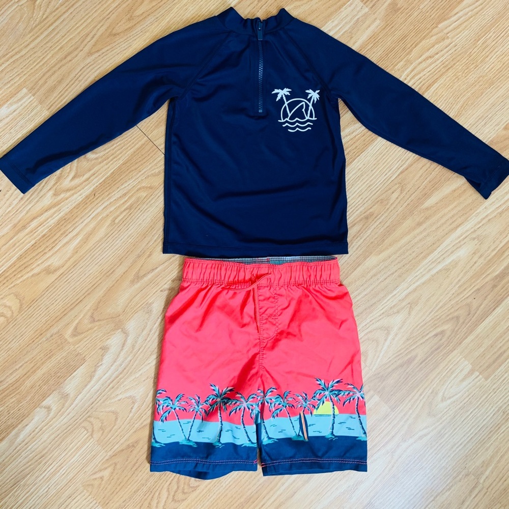 Old Navy 4T Rash Guard Swim Set🌴